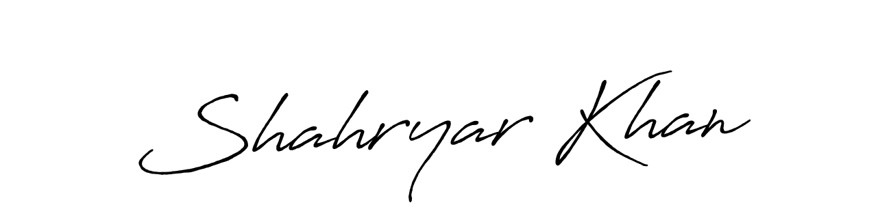 Also You can easily find your signature by using the search form. We will create Shahryar Khan name handwritten signature images for you free of cost using Antro_Vectra_Bolder sign style. Shahryar Khan signature style 7 images and pictures png