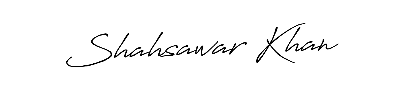 Shahsawar Khan stylish signature style. Best Handwritten Sign (Antro_Vectra_Bolder) for my name. Handwritten Signature Collection Ideas for my name Shahsawar Khan. Shahsawar Khan signature style 7 images and pictures png