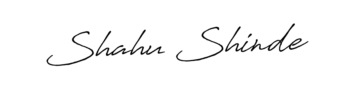You should practise on your own different ways (Antro_Vectra_Bolder) to write your name (Shahu Shinde) in signature. don't let someone else do it for you. Shahu Shinde signature style 7 images and pictures png