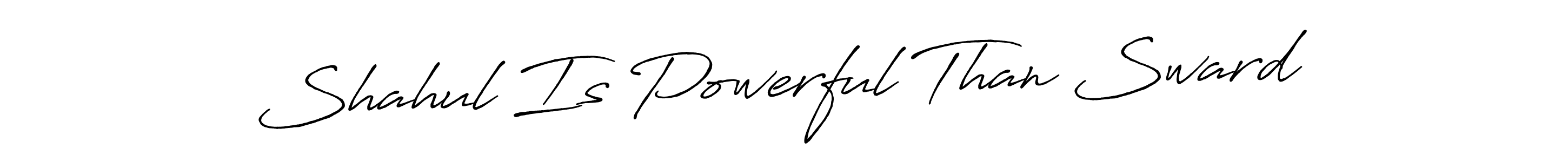 Similarly Antro_Vectra_Bolder is the best handwritten signature design. Signature creator online .You can use it as an online autograph creator for name Shahul Is Powerful Than Sward. Shahul Is Powerful Than Sward signature style 7 images and pictures png