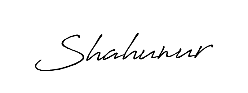 Create a beautiful signature design for name Shahunur. With this signature (Antro_Vectra_Bolder) fonts, you can make a handwritten signature for free. Shahunur signature style 7 images and pictures png