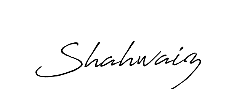 Design your own signature with our free online signature maker. With this signature software, you can create a handwritten (Antro_Vectra_Bolder) signature for name Shahwaiz. Shahwaiz signature style 7 images and pictures png