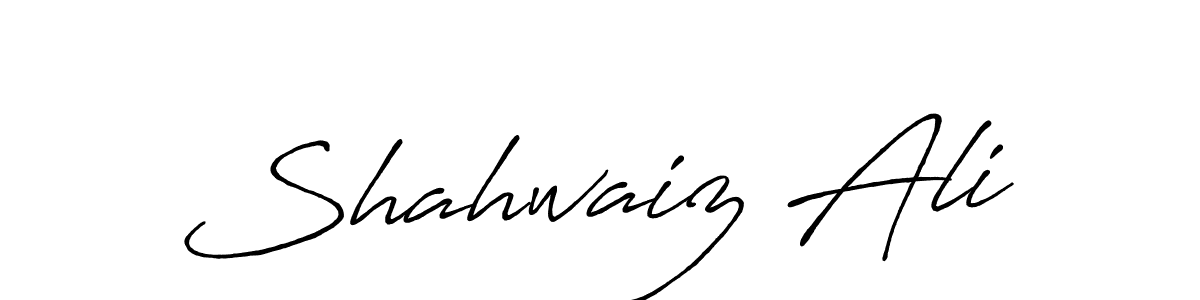 Shahwaiz Ali stylish signature style. Best Handwritten Sign (Antro_Vectra_Bolder) for my name. Handwritten Signature Collection Ideas for my name Shahwaiz Ali. Shahwaiz Ali signature style 7 images and pictures png