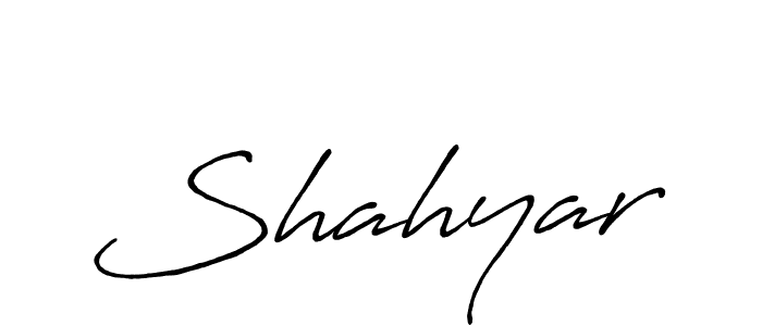 Make a beautiful signature design for name Shahyar. Use this online signature maker to create a handwritten signature for free. Shahyar signature style 7 images and pictures png