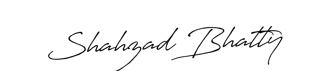 The best way (Antro_Vectra_Bolder) to make a short signature is to pick only two or three words in your name. The name Shahzad Bhatty include a total of six letters. For converting this name. Shahzad Bhatty signature style 7 images and pictures png