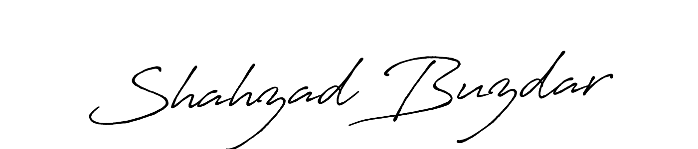 Also we have Shahzad Buzdar name is the best signature style. Create professional handwritten signature collection using Antro_Vectra_Bolder autograph style. Shahzad Buzdar signature style 7 images and pictures png