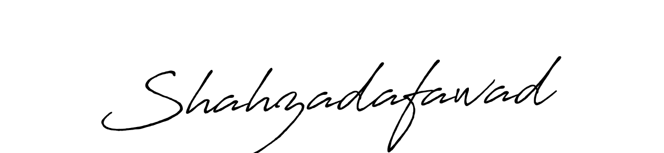 Also we have Shahzadafawad name is the best signature style. Create professional handwritten signature collection using Antro_Vectra_Bolder autograph style. Shahzadafawad signature style 7 images and pictures png