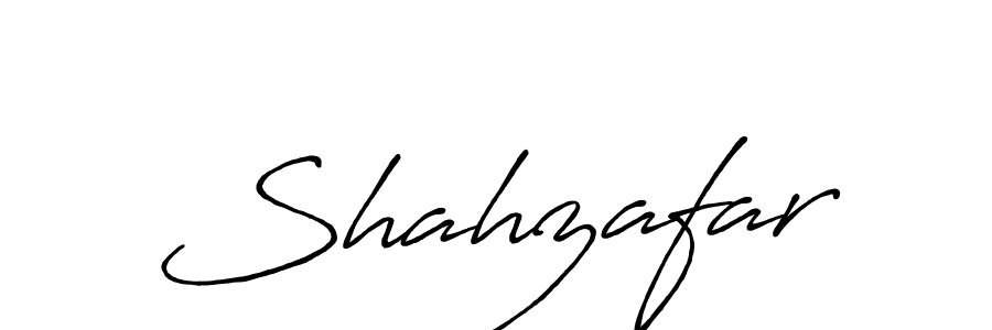 Create a beautiful signature design for name Shahzafar. With this signature (Antro_Vectra_Bolder) fonts, you can make a handwritten signature for free. Shahzafar signature style 7 images and pictures png