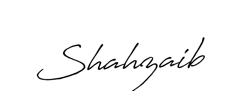 Use a signature maker to create a handwritten signature online. With this signature software, you can design (Antro_Vectra_Bolder) your own signature for name Shahzaib. Shahzaib signature style 7 images and pictures png