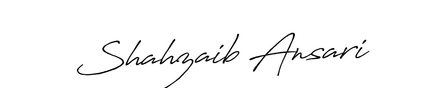 Antro_Vectra_Bolder is a professional signature style that is perfect for those who want to add a touch of class to their signature. It is also a great choice for those who want to make their signature more unique. Get Shahzaib Ansari name to fancy signature for free. Shahzaib Ansari signature style 7 images and pictures png