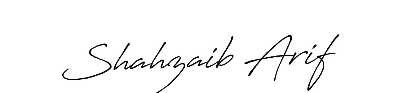 Also You can easily find your signature by using the search form. We will create Shahzaib Arif name handwritten signature images for you free of cost using Antro_Vectra_Bolder sign style. Shahzaib Arif signature style 7 images and pictures png