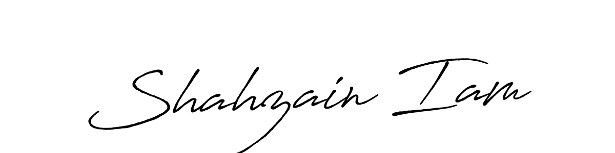Antro_Vectra_Bolder is a professional signature style that is perfect for those who want to add a touch of class to their signature. It is also a great choice for those who want to make their signature more unique. Get Shahzain Iam name to fancy signature for free. Shahzain Iam signature style 7 images and pictures png