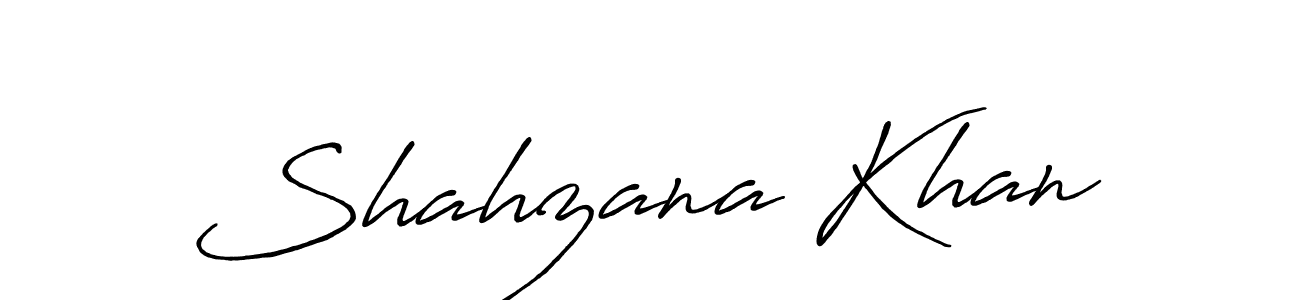 Design your own signature with our free online signature maker. With this signature software, you can create a handwritten (Antro_Vectra_Bolder) signature for name Shahzana Khan. Shahzana Khan signature style 7 images and pictures png