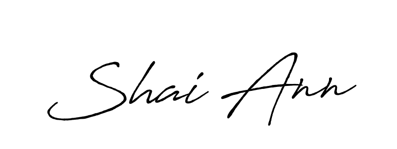 It looks lik you need a new signature style for name Shai Ann. Design unique handwritten (Antro_Vectra_Bolder) signature with our free signature maker in just a few clicks. Shai Ann signature style 7 images and pictures png