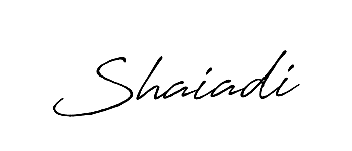 Shaiadi stylish signature style. Best Handwritten Sign (Antro_Vectra_Bolder) for my name. Handwritten Signature Collection Ideas for my name Shaiadi. Shaiadi signature style 7 images and pictures png