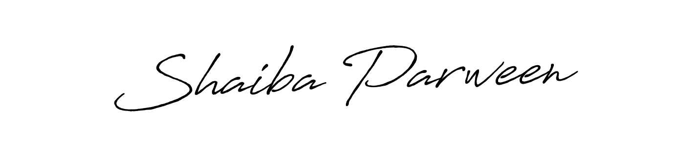 Shaiba Parween stylish signature style. Best Handwritten Sign (Antro_Vectra_Bolder) for my name. Handwritten Signature Collection Ideas for my name Shaiba Parween. Shaiba Parween signature style 7 images and pictures png