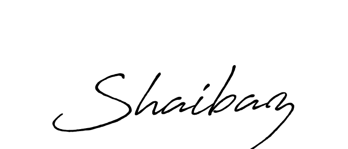 Also we have Shaibaz name is the best signature style. Create professional handwritten signature collection using Antro_Vectra_Bolder autograph style. Shaibaz signature style 7 images and pictures png