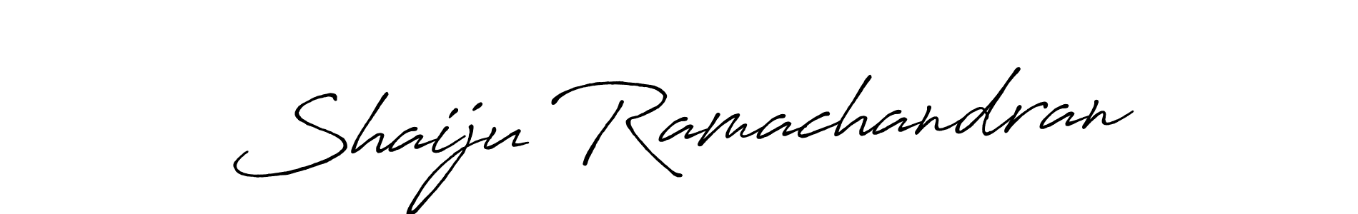 Shaiju Ramachandran stylish signature style. Best Handwritten Sign (Antro_Vectra_Bolder) for my name. Handwritten Signature Collection Ideas for my name Shaiju Ramachandran. Shaiju Ramachandran signature style 7 images and pictures png