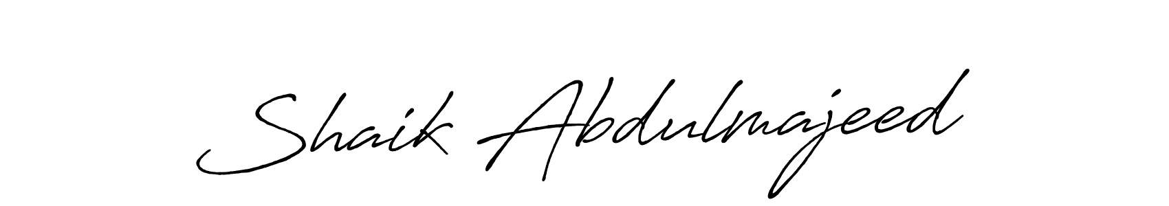 Use a signature maker to create a handwritten signature online. With this signature software, you can design (Antro_Vectra_Bolder) your own signature for name Shaik Abdulmajeed. Shaik Abdulmajeed signature style 7 images and pictures png