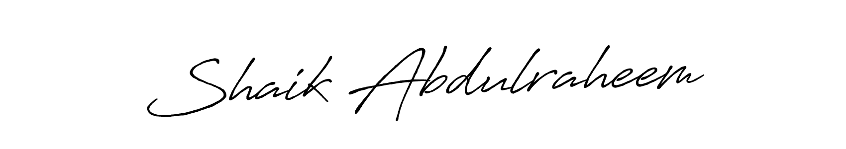 Once you've used our free online signature maker to create your best signature Antro_Vectra_Bolder style, it's time to enjoy all of the benefits that Shaik Abdulraheem name signing documents. Shaik Abdulraheem signature style 7 images and pictures png