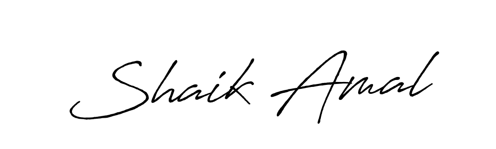 Similarly Antro_Vectra_Bolder is the best handwritten signature design. Signature creator online .You can use it as an online autograph creator for name Shaik Amal. Shaik Amal signature style 7 images and pictures png
