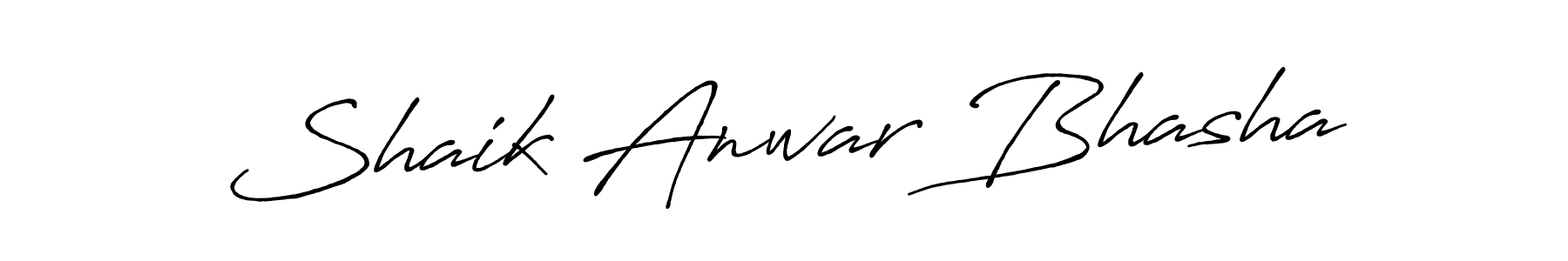 Antro_Vectra_Bolder is a professional signature style that is perfect for those who want to add a touch of class to their signature. It is also a great choice for those who want to make their signature more unique. Get Shaik Anwar Bhasha name to fancy signature for free. Shaik Anwar Bhasha signature style 7 images and pictures png