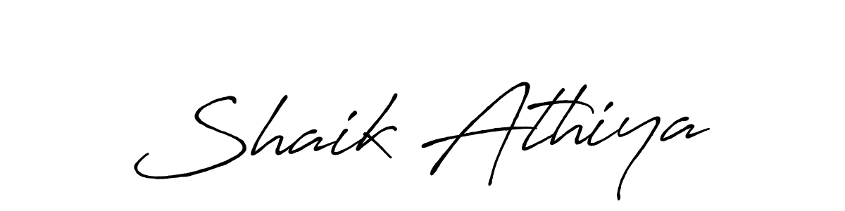 Also You can easily find your signature by using the search form. We will create Shaik Athiya name handwritten signature images for you free of cost using Antro_Vectra_Bolder sign style. Shaik Athiya signature style 7 images and pictures png