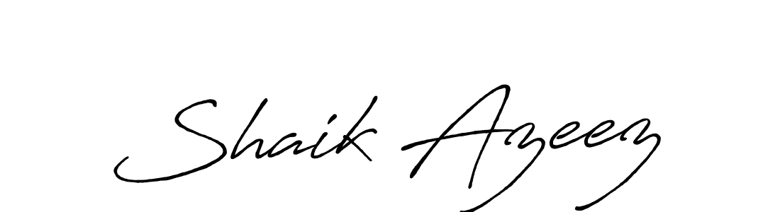 This is the best signature style for the Shaik Azeez name. Also you like these signature font (Antro_Vectra_Bolder). Mix name signature. Shaik Azeez signature style 7 images and pictures png