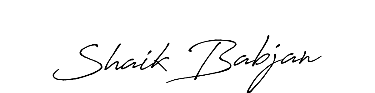 You should practise on your own different ways (Antro_Vectra_Bolder) to write your name (Shaik Babjan) in signature. don't let someone else do it for you. Shaik Babjan signature style 7 images and pictures png