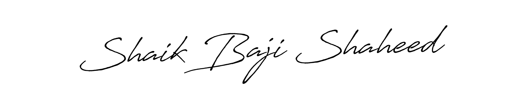 The best way (Antro_Vectra_Bolder) to make a short signature is to pick only two or three words in your name. The name Shaik Baji Shaheed include a total of six letters. For converting this name. Shaik Baji Shaheed signature style 7 images and pictures png