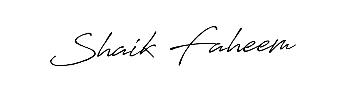 Make a beautiful signature design for name Shaik Faheem. Use this online signature maker to create a handwritten signature for free. Shaik Faheem signature style 7 images and pictures png