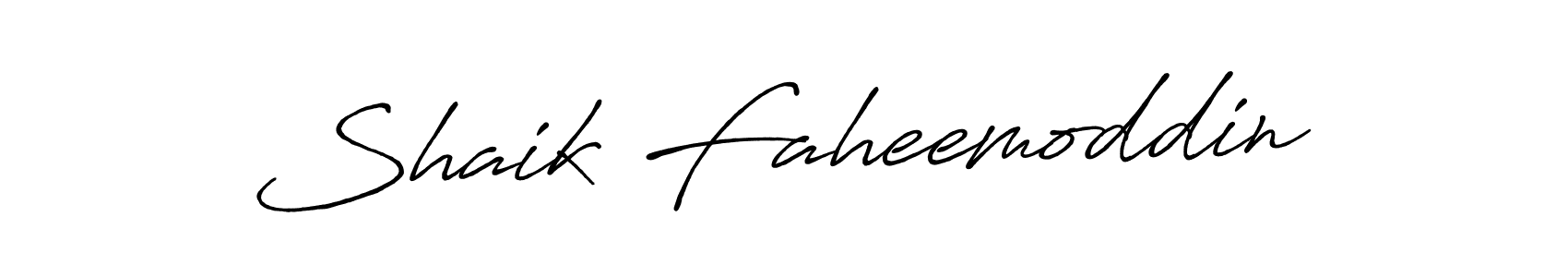 You can use this online signature creator to create a handwritten signature for the name Shaik Faheemoddin. This is the best online autograph maker. Shaik Faheemoddin signature style 7 images and pictures png