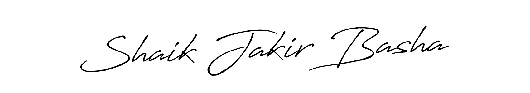 Use a signature maker to create a handwritten signature online. With this signature software, you can design (Antro_Vectra_Bolder) your own signature for name Shaik Jakir Basha. Shaik Jakir Basha signature style 7 images and pictures png