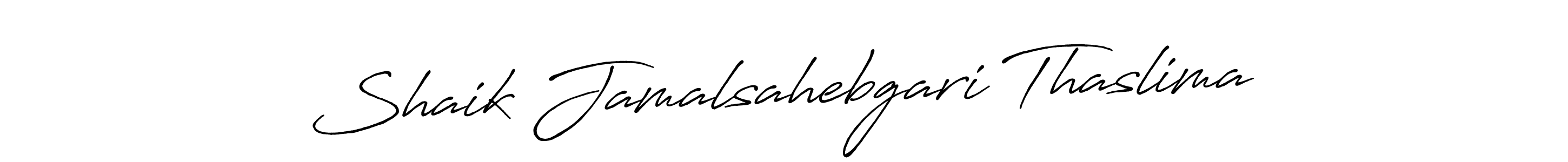 It looks lik you need a new signature style for name Shaik Jamalsahebgari Thaslima. Design unique handwritten (Antro_Vectra_Bolder) signature with our free signature maker in just a few clicks. Shaik Jamalsahebgari Thaslima signature style 7 images and pictures png