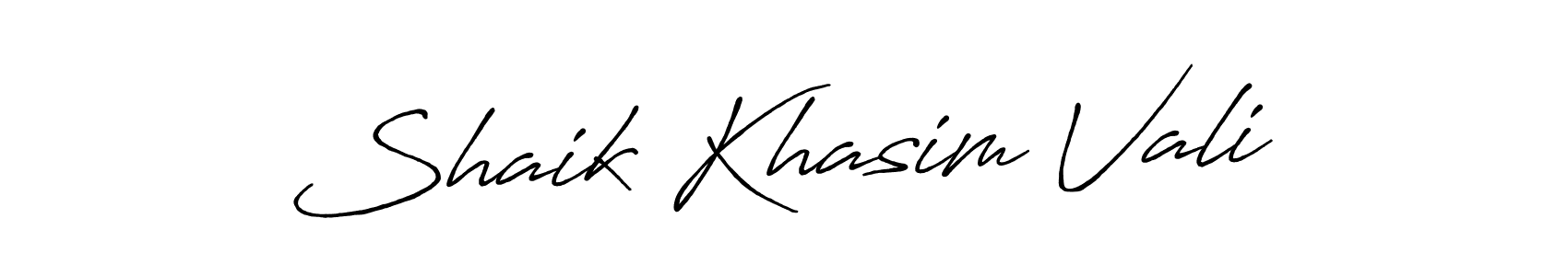 Also we have Shaik Khasim Vali name is the best signature style. Create professional handwritten signature collection using Antro_Vectra_Bolder autograph style. Shaik Khasim Vali signature style 7 images and pictures png