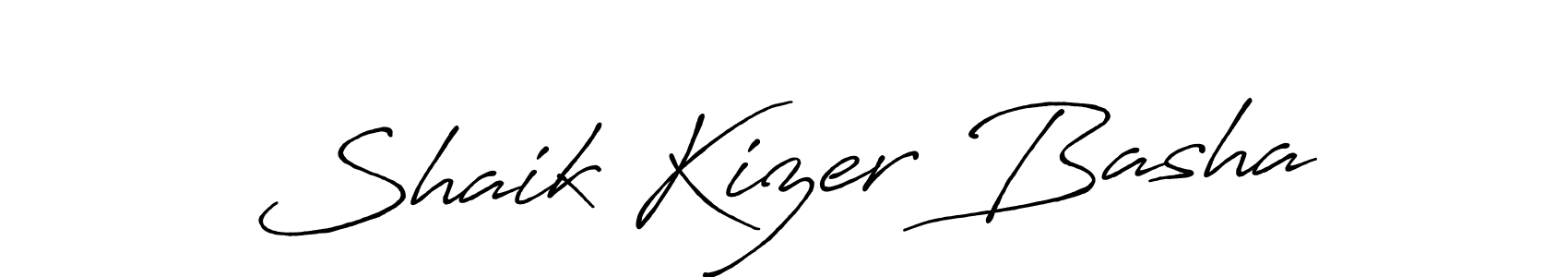 You should practise on your own different ways (Antro_Vectra_Bolder) to write your name (Shaik Kizer Basha) in signature. don't let someone else do it for you. Shaik Kizer Basha signature style 7 images and pictures png