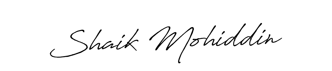 You can use this online signature creator to create a handwritten signature for the name Shaik Mohiddin. This is the best online autograph maker. Shaik Mohiddin signature style 7 images and pictures png