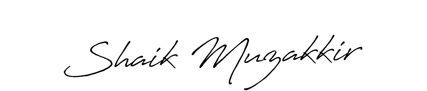 You can use this online signature creator to create a handwritten signature for the name Shaik Muzakkir. This is the best online autograph maker. Shaik Muzakkir signature style 7 images and pictures png