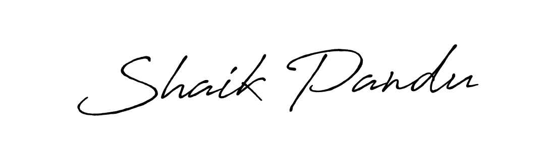 It looks lik you need a new signature style for name Shaik Pandu. Design unique handwritten (Antro_Vectra_Bolder) signature with our free signature maker in just a few clicks. Shaik Pandu signature style 7 images and pictures png