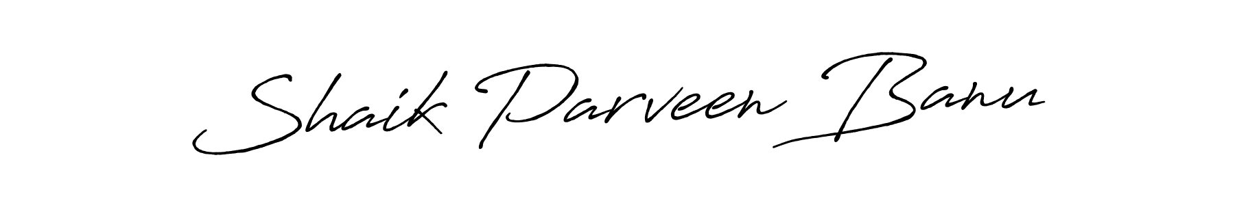 How to make Shaik Parveen Banu signature? Antro_Vectra_Bolder is a professional autograph style. Create handwritten signature for Shaik Parveen Banu name. Shaik Parveen Banu signature style 7 images and pictures png