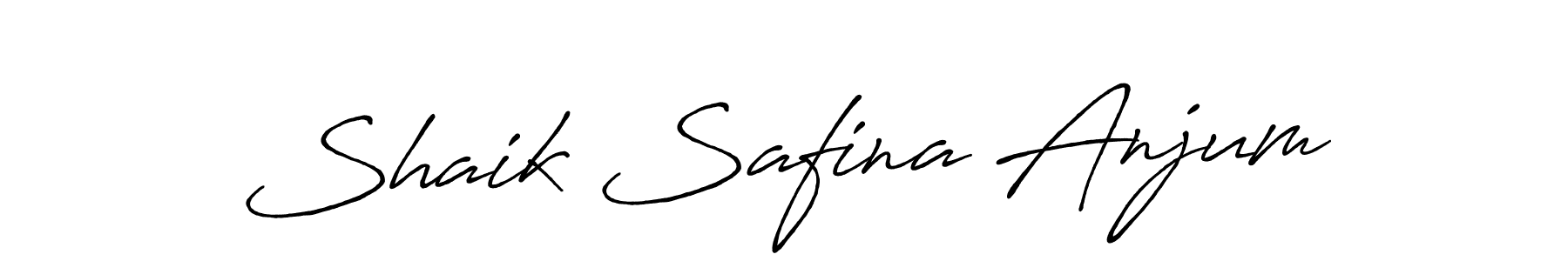The best way (Antro_Vectra_Bolder) to make a short signature is to pick only two or three words in your name. The name Shaik Safina Anjum include a total of six letters. For converting this name. Shaik Safina Anjum signature style 7 images and pictures png