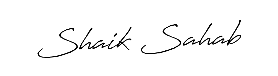 Make a beautiful signature design for name Shaik Sahab. Use this online signature maker to create a handwritten signature for free. Shaik Sahab signature style 7 images and pictures png