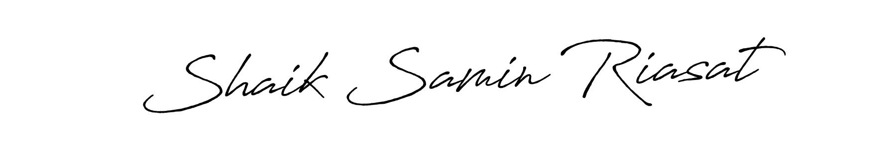 Also You can easily find your signature by using the search form. We will create Shaik Samin Riasat name handwritten signature images for you free of cost using Antro_Vectra_Bolder sign style. Shaik Samin Riasat signature style 7 images and pictures png