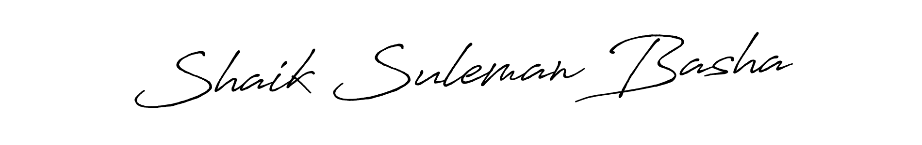 Use a signature maker to create a handwritten signature online. With this signature software, you can design (Antro_Vectra_Bolder) your own signature for name Shaik Suleman Basha. Shaik Suleman Basha signature style 7 images and pictures png