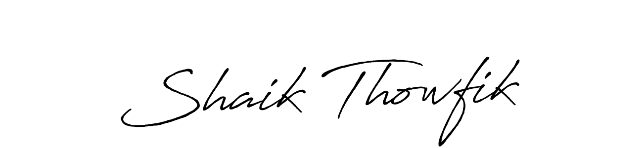 Similarly Antro_Vectra_Bolder is the best handwritten signature design. Signature creator online .You can use it as an online autograph creator for name Shaik Thowfik. Shaik Thowfik signature style 7 images and pictures png