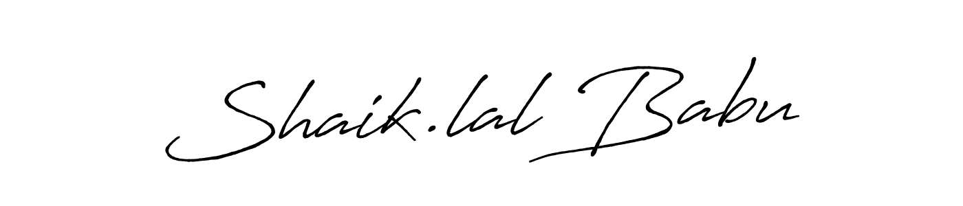 The best way (Antro_Vectra_Bolder) to make a short signature is to pick only two or three words in your name. The name Shaik.lal Babu include a total of six letters. For converting this name. Shaik.lal Babu signature style 7 images and pictures png