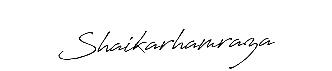 How to make Shaikarhamraza signature? Antro_Vectra_Bolder is a professional autograph style. Create handwritten signature for Shaikarhamraza name. Shaikarhamraza signature style 7 images and pictures png