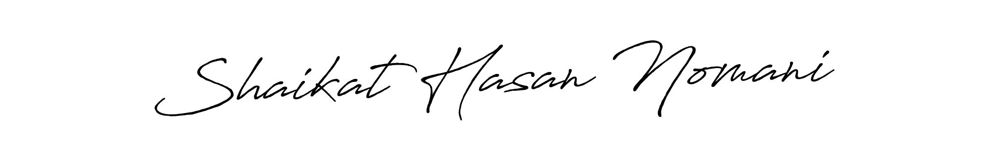 Antro_Vectra_Bolder is a professional signature style that is perfect for those who want to add a touch of class to their signature. It is also a great choice for those who want to make their signature more unique. Get Shaikat Hasan Nomani name to fancy signature for free. Shaikat Hasan Nomani signature style 7 images and pictures png