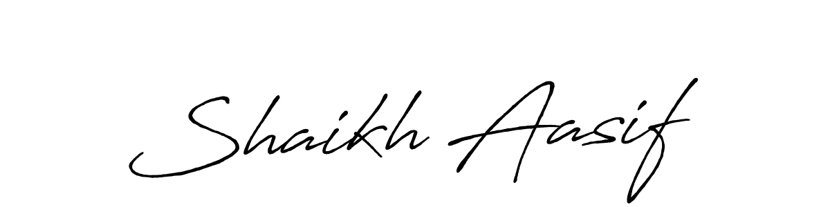 How to make Shaikh Aasif signature? Antro_Vectra_Bolder is a professional autograph style. Create handwritten signature for Shaikh Aasif name. Shaikh Aasif signature style 7 images and pictures png