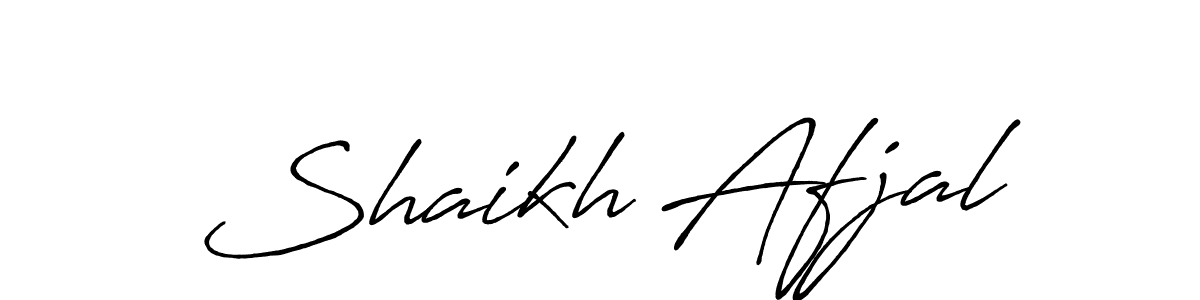 Design your own signature with our free online signature maker. With this signature software, you can create a handwritten (Antro_Vectra_Bolder) signature for name Shaikh Afjal. Shaikh Afjal signature style 7 images and pictures png
